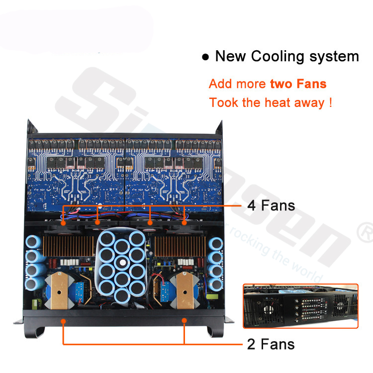 How is the cooling system of your amplifier?