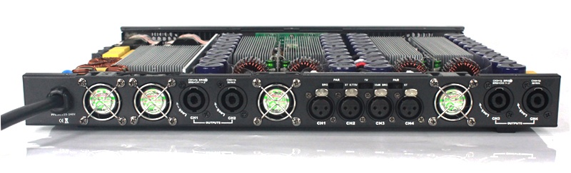 Sinbosen K4-1400 1U 4 Channel Digital Power Amplifier Class D 1000W Amp